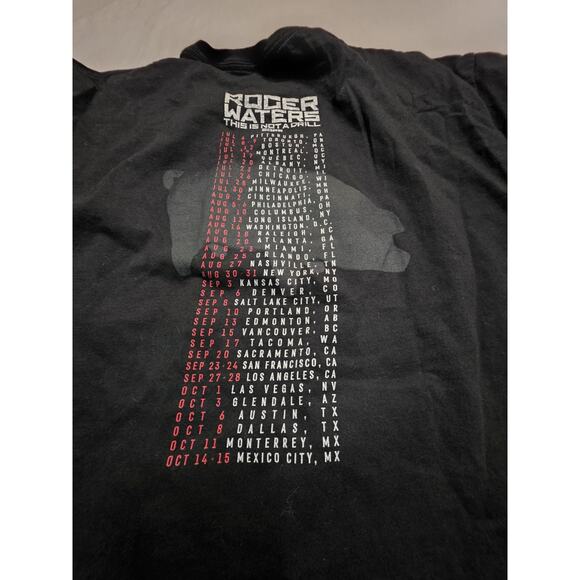 Roger Waters Men's Size 2XL 2022 This Is Not A Drill Black Short Sleeve Tour... - Picture 5 of 5